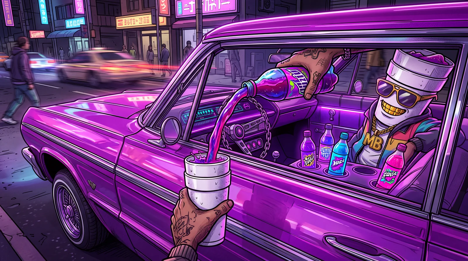 The candy-paint whip — pouring up a Double Cupp